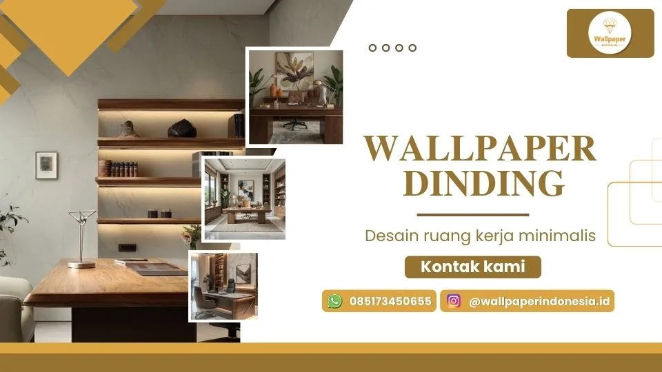 Desain ruang kerja minimalis
