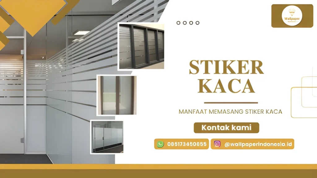 Manfaat memasang stiker kaca
