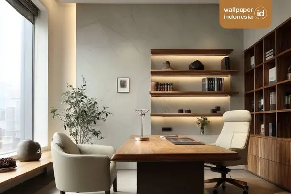 Desain ruang kerja minimalis