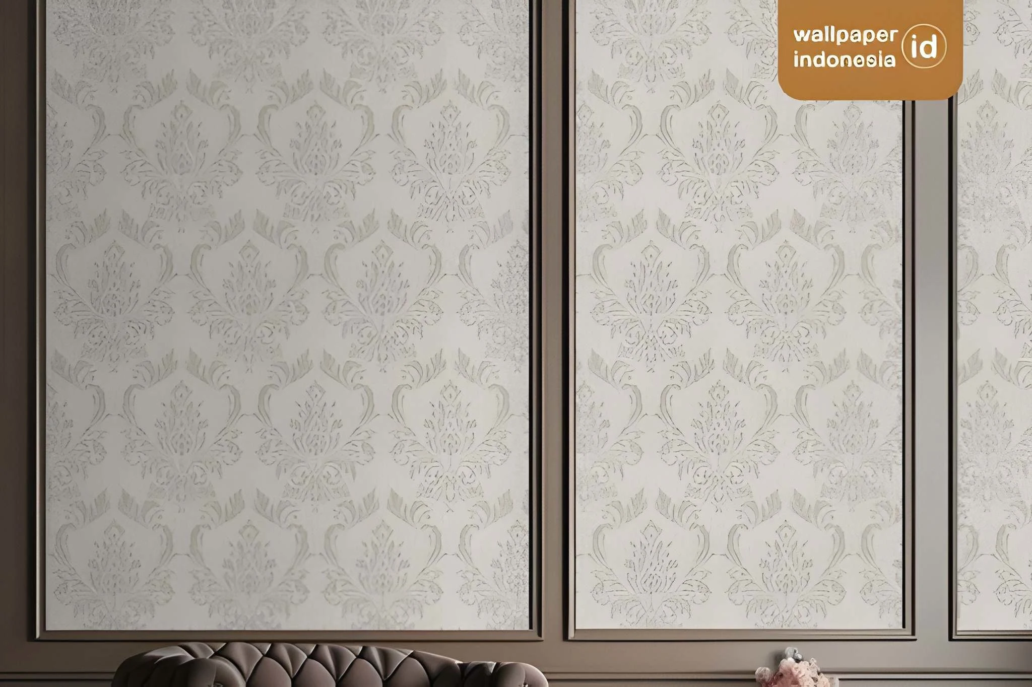 apartemen dengan wallpaper vinyl