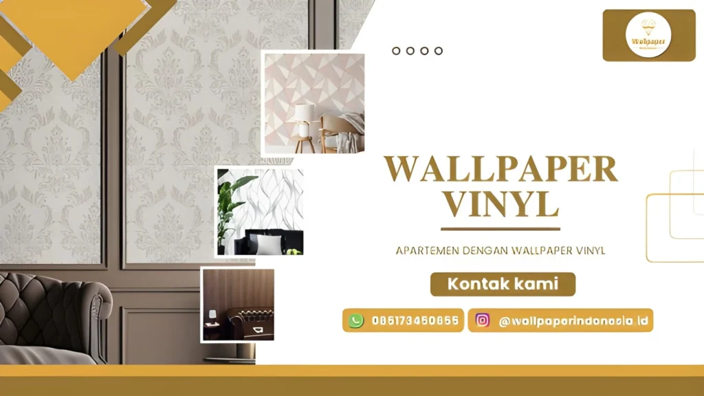 apartemen dengan wallpaper vinyl