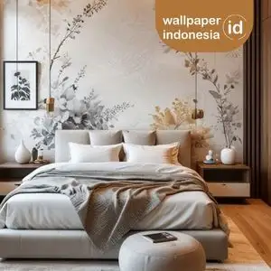 desain wallpaper custom penginapan