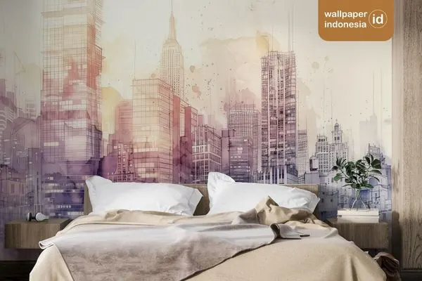 wallpaper custom untuk apartemen
