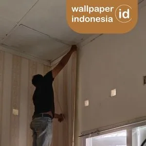 mengatasi wallpaper terlihat potongan
