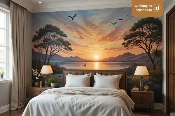 wallpaper custom untuk apartemen