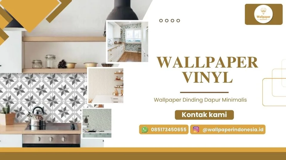 wallpaper dinding dapur minimalis
