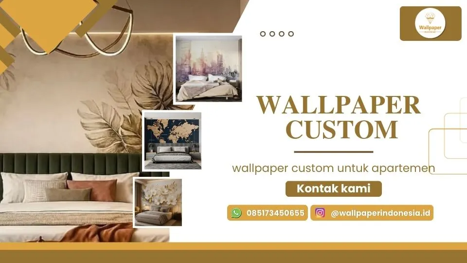 wallpaper custom untuk apartemen