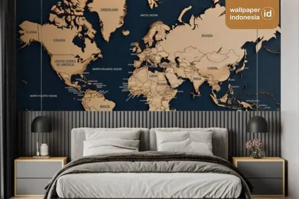 wallpaper custom untuk apartemen