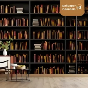 5 wallpaper custom perpustakaan