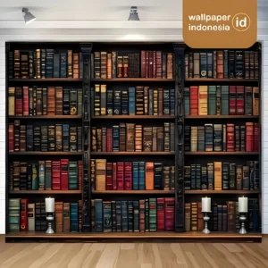 5 wallpaper custom perpustakaan