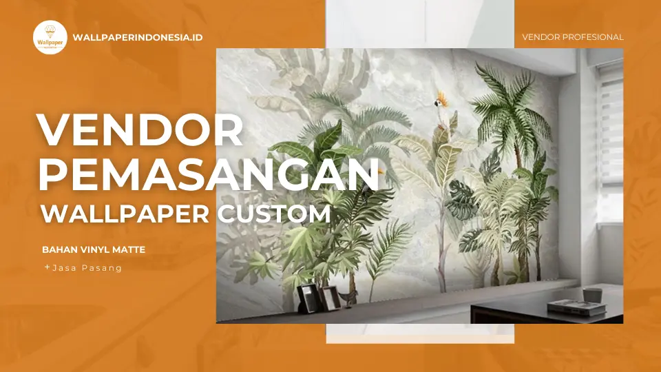 Vendor wallpaper custom profesional