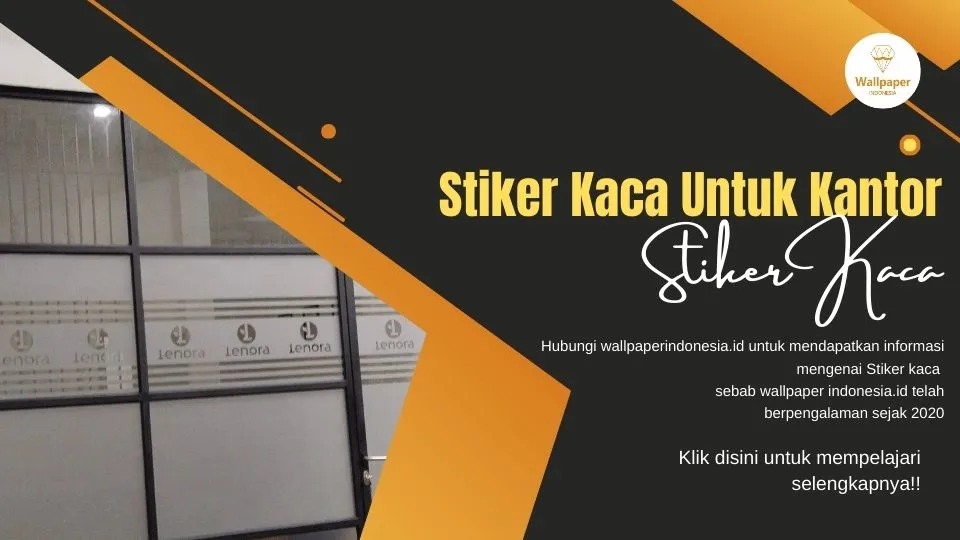 Stiker Kaca Untuk Kantor