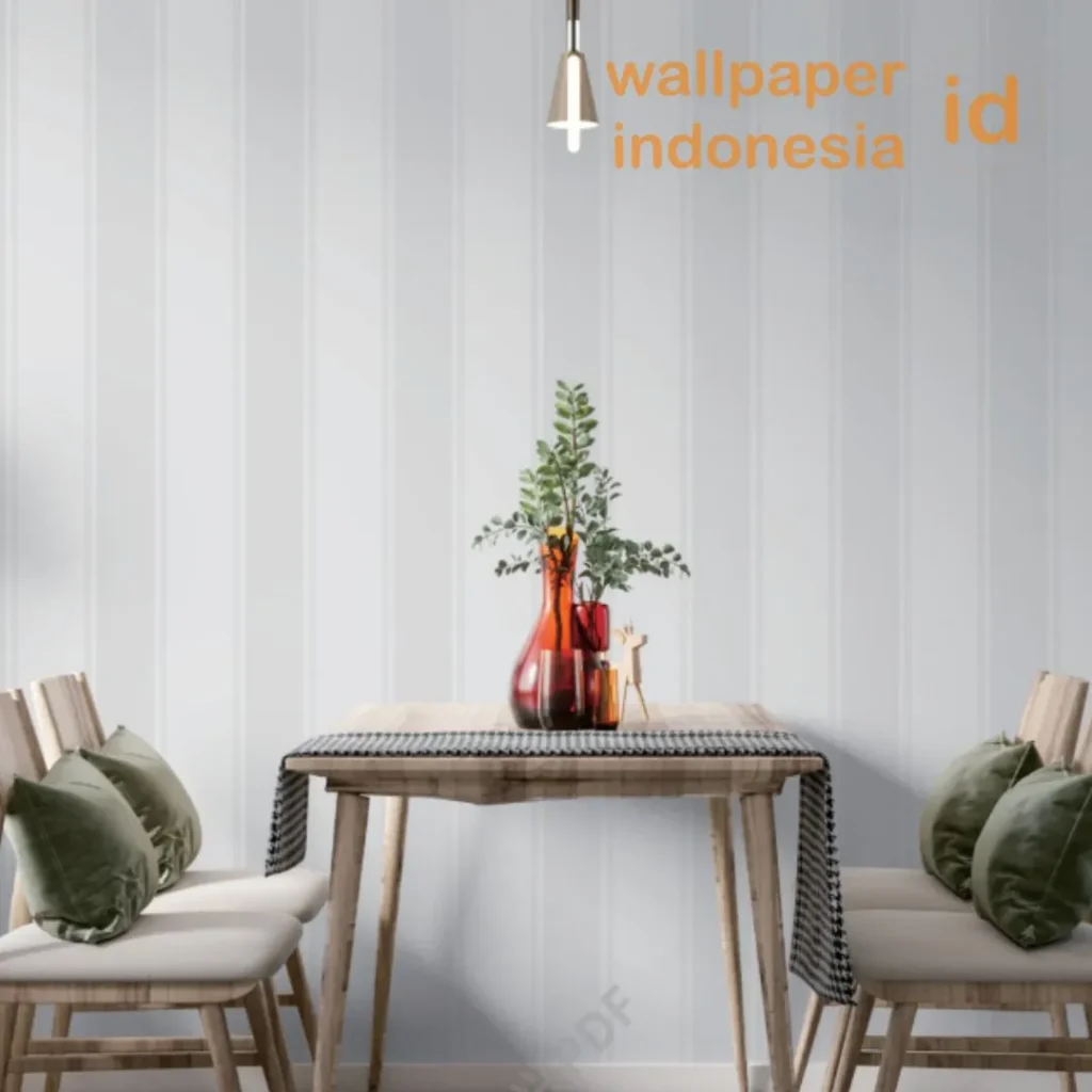Wallpaper Vinyl Motif Garis