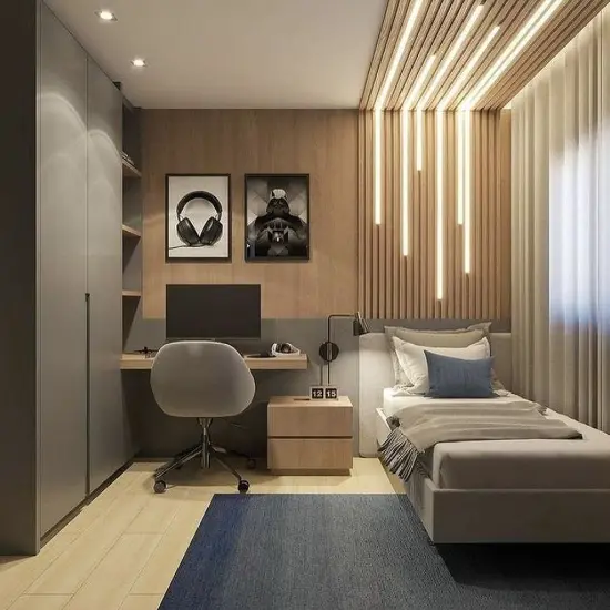 Interior Kamar Tidur Cowok