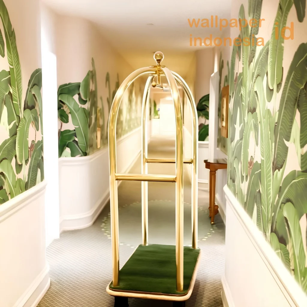 Pemasangan Wallpaper Custom untuk Hotel