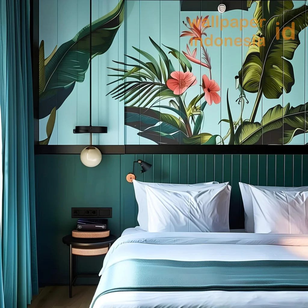 Pemasangan Wallpaper Custom untuk Hotel
