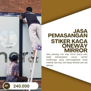 Jasa Pasang One Way Mirror 90