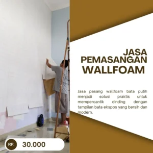 Jasa Pasang Wallfoam Bata Putih