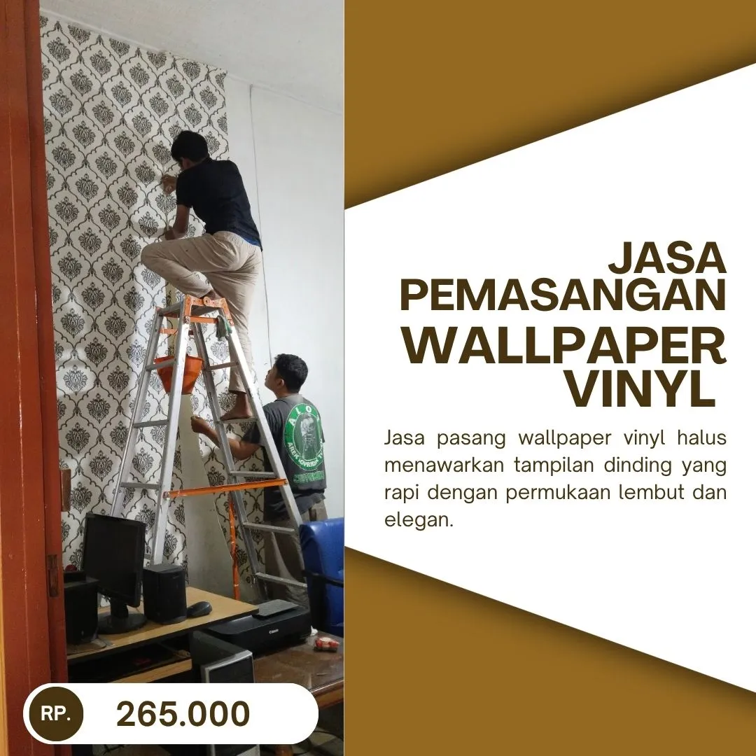 Jasa Pasang Wallpaper Vinyl