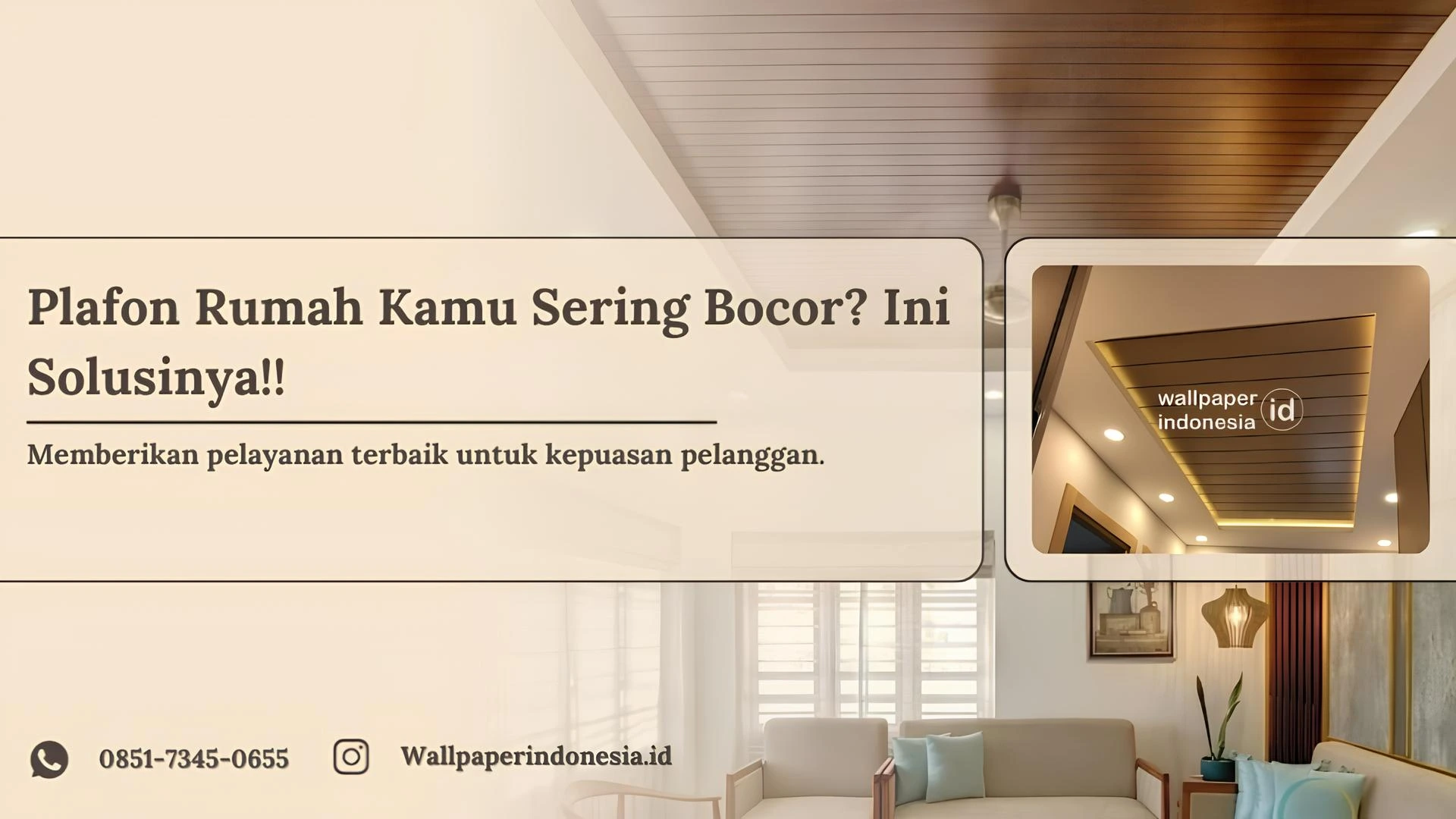 Plafon rumah anti bocor