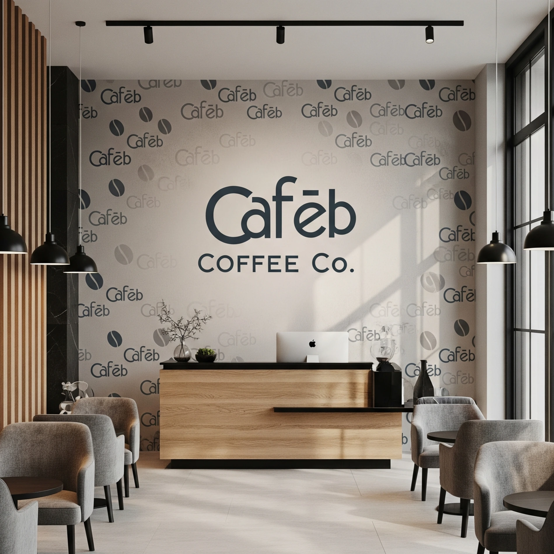 Wallpaper Custom Desain Komersial 1x1