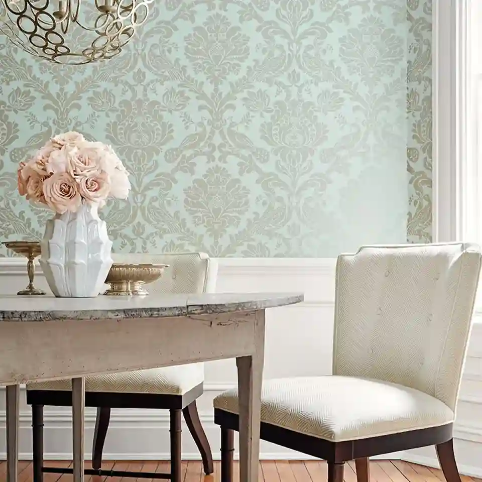 wallpaper vinyl ruang makan
