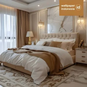 wallpaper kamar tidur mewah