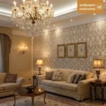 Motif wallpaper ruang satu
