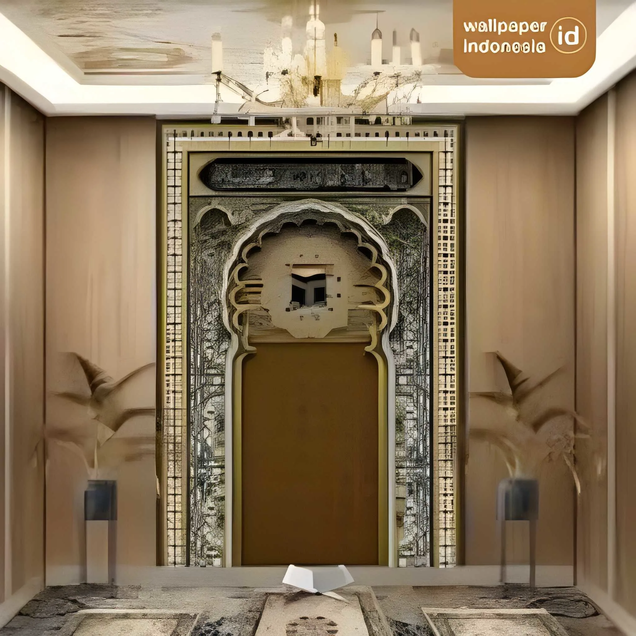 Ide wallpaper custom tema islami