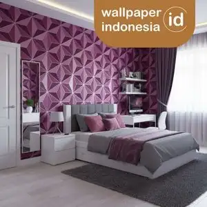 motif wallpaper vinyl kamar remaja