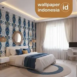 motif wallpaper vinyl kamar remaja