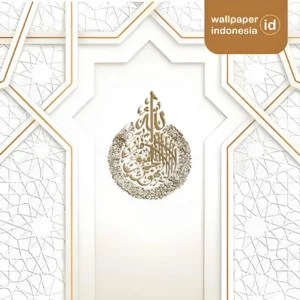 Wallpaper custom mihrab ruang ibadah