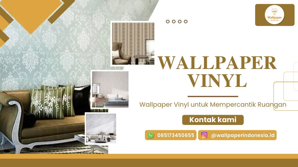 wallpaper vinyl untuk mempercantik ruangan