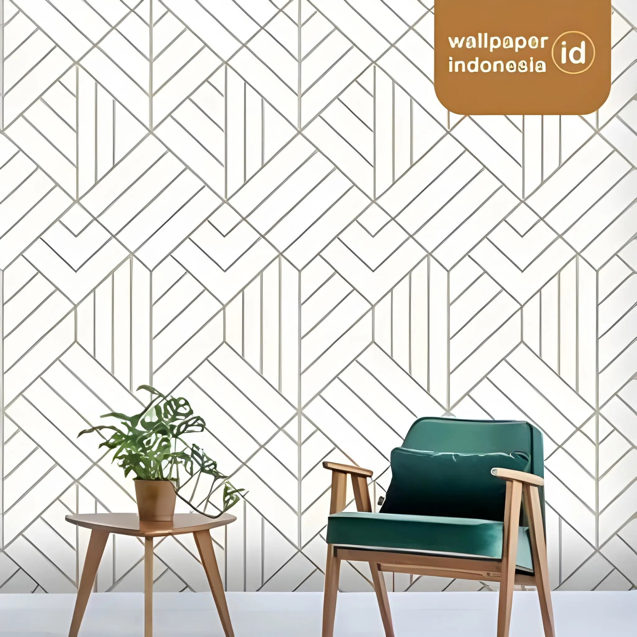 pemasangan wallpaper dinding dapur