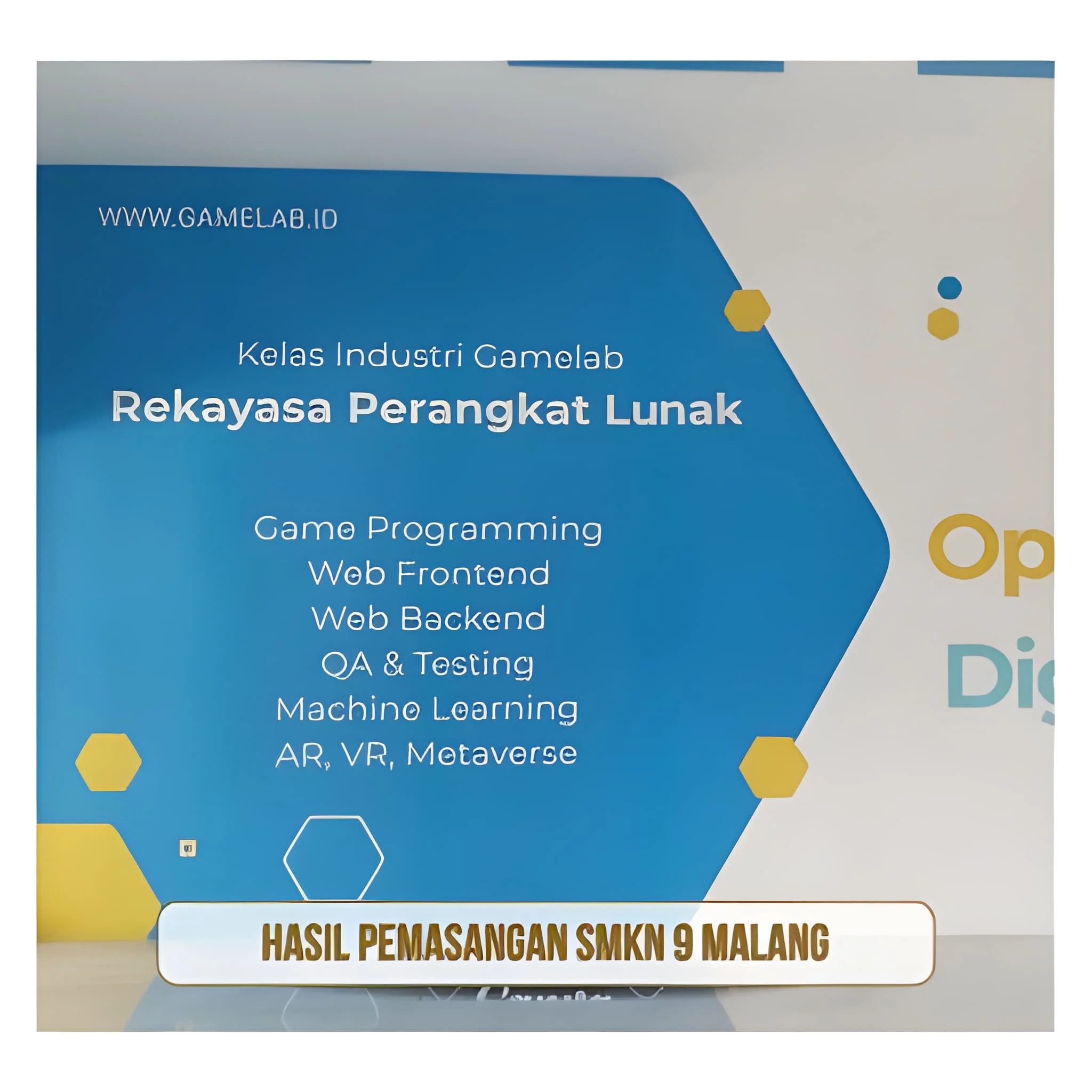 Hasil Pemasangan SMKN 9 MALANG