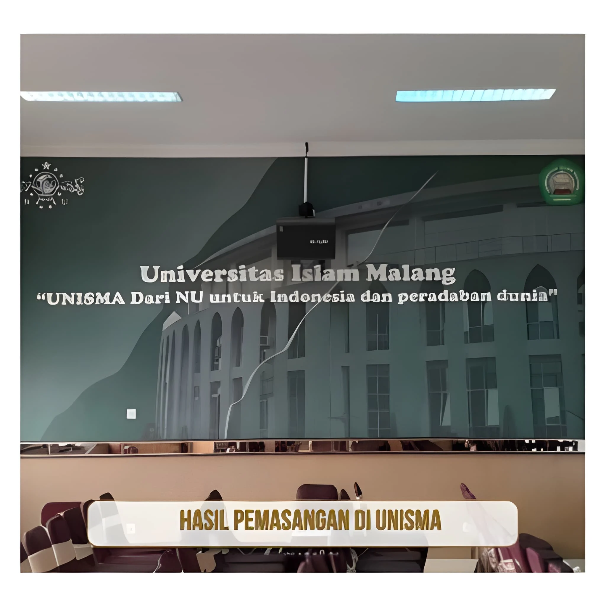Hasil Pemasangan di unisma