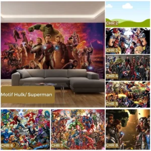 Motif Hulk/Superman