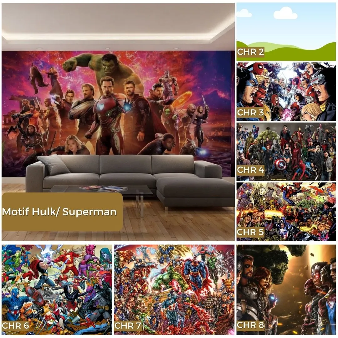 Motif Hulk/Superman