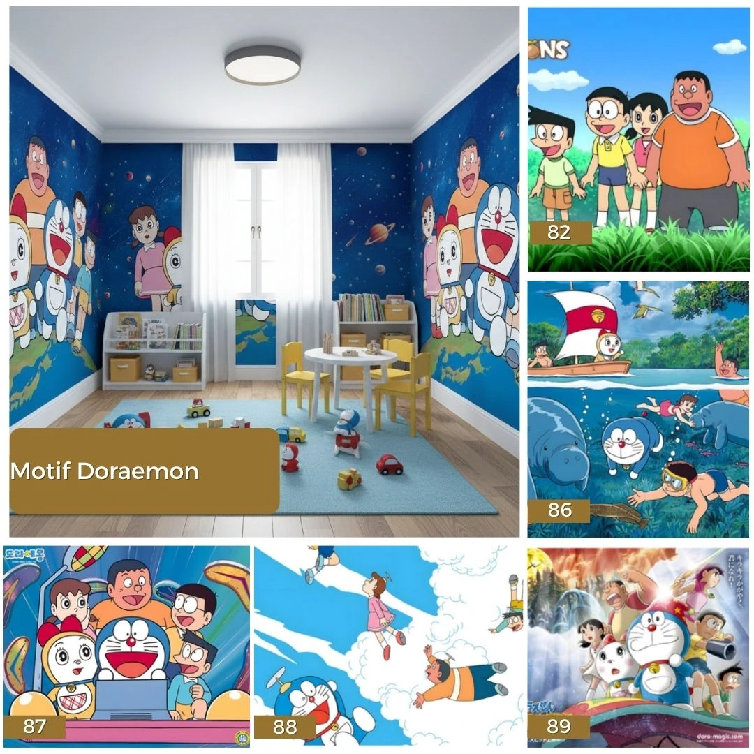 Motif Doraemon