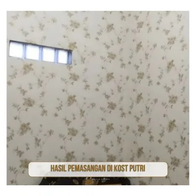hasil pemasangan di kost putri