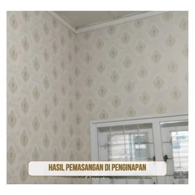 hasil pemasangan di penginapan