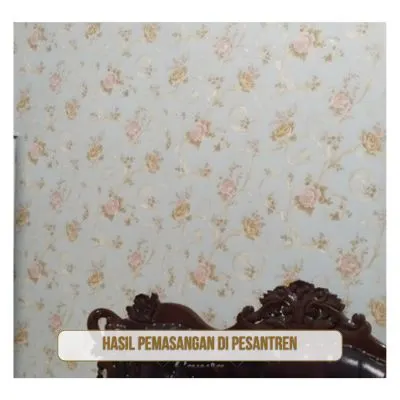 hasil pemasangan di pesantren