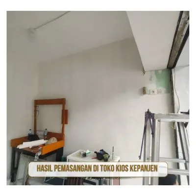 hasil pemasangan di toko kios kepanjen