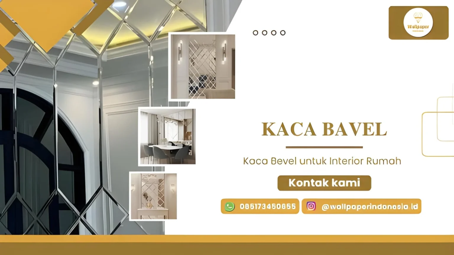 Kaca Bevel untuk Interior Rumah yang Elegan dan Modern