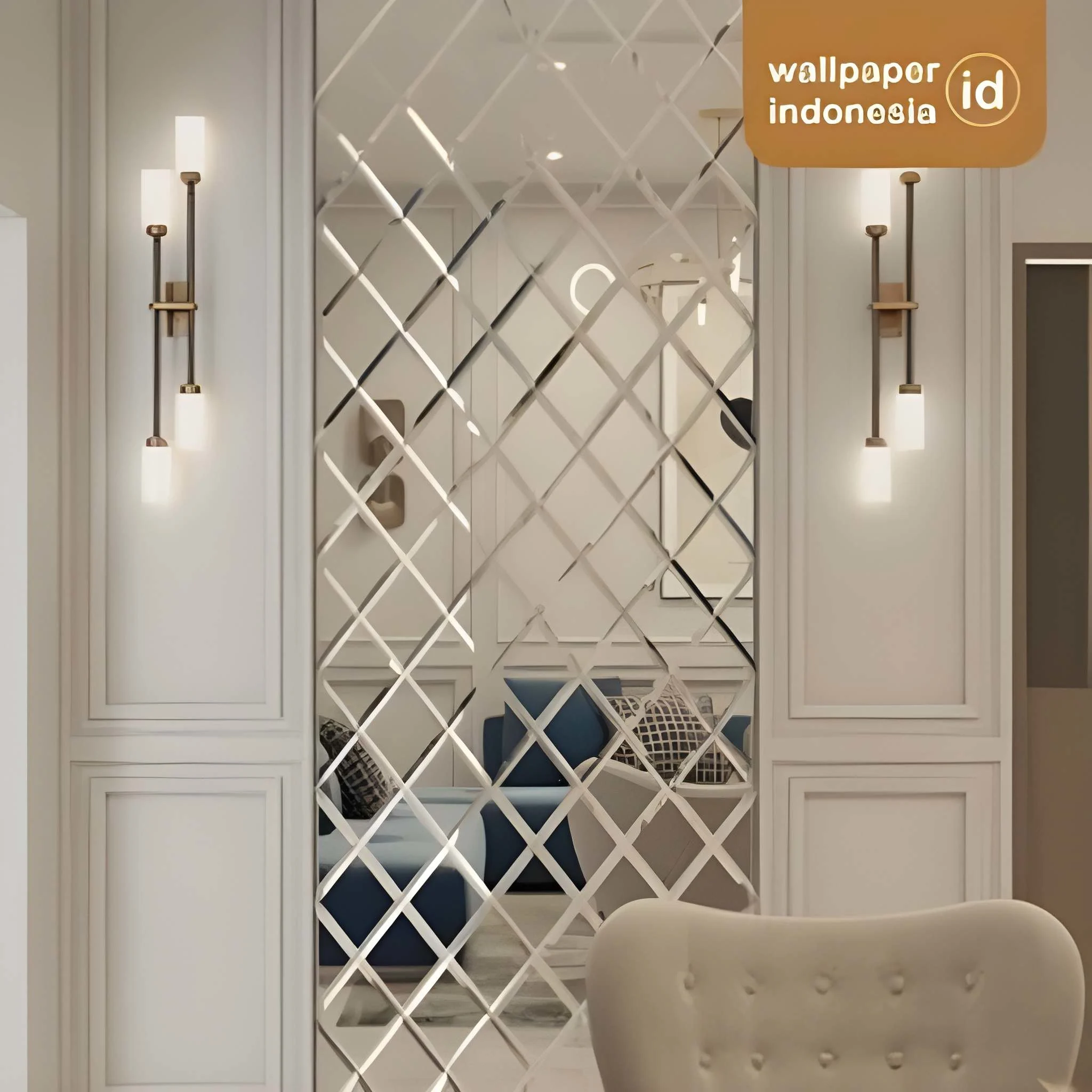 Kaca Bevel untuk Interior Rumah (h)