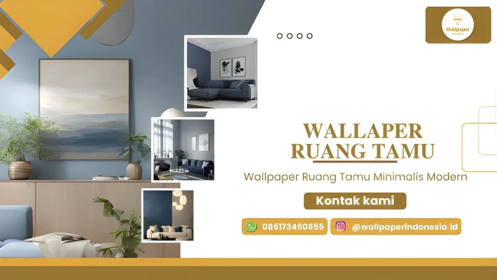 Wallpaper Ruang Tamu Minimalis Modern (h)