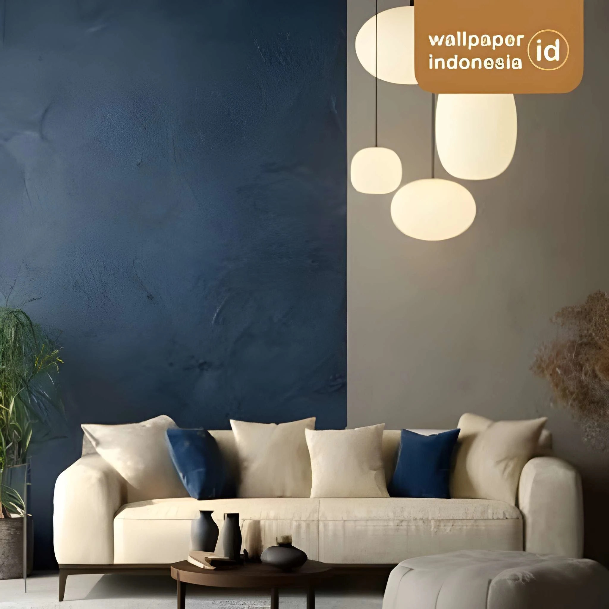 Wallpaper Ruang Tamu Minimalis Modern (h)