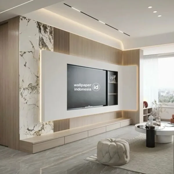 Backdrop Televisi modern