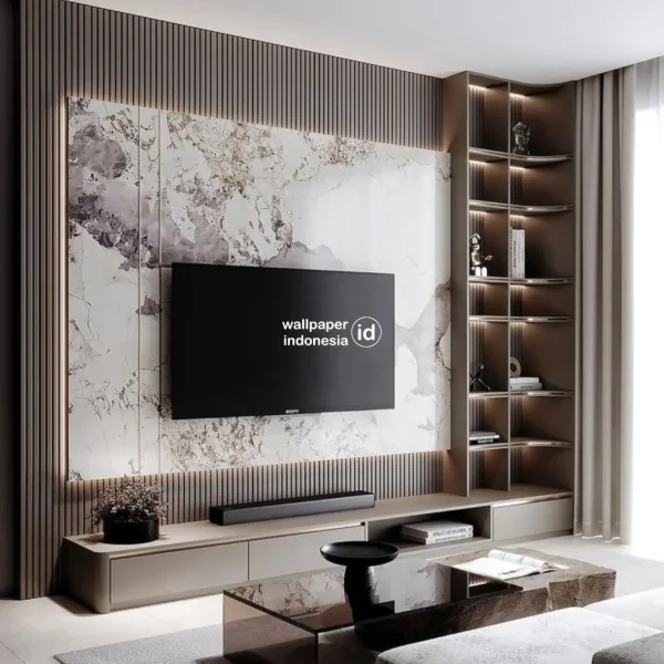Backdrop Televisi modern