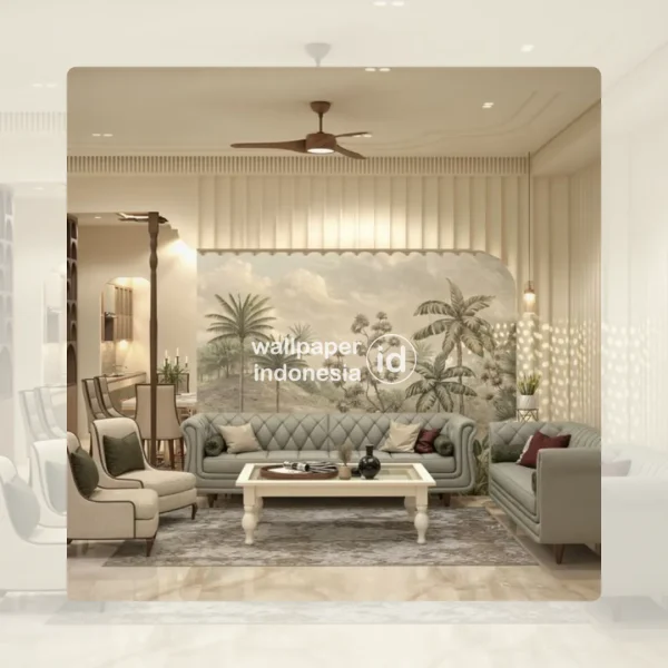 wallpaper dinding klasik elegan